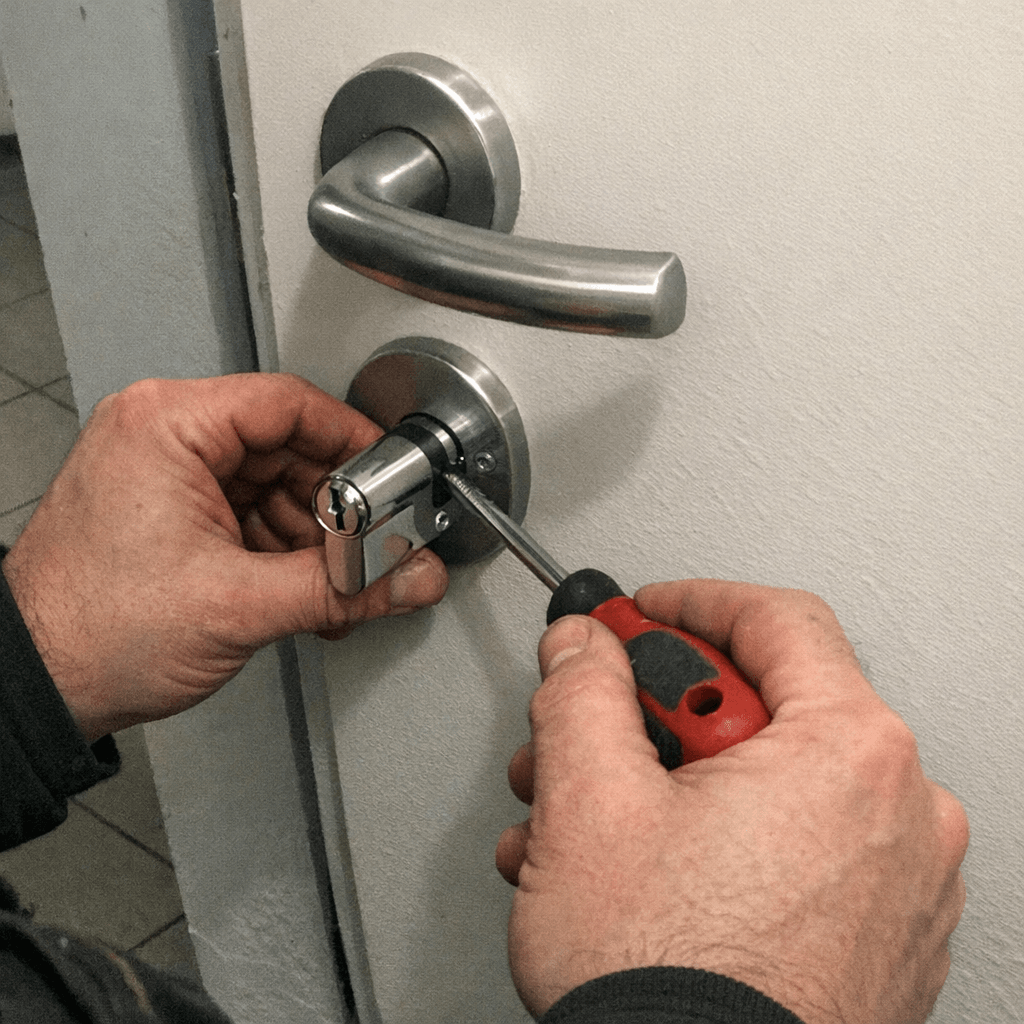 Fachgerechter Einbau eines neuen Sicherheitszylinders